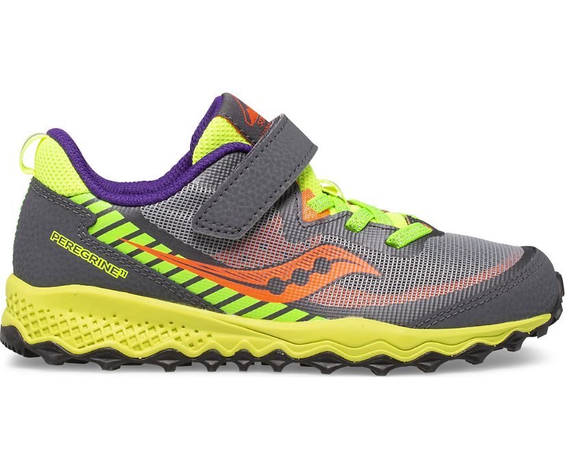 Gyerek Saucony Peregrine 11 Shield A/C Tornacipő Sárga Szürke Világos Zöld | HU 194BEX